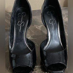 Size 7 Jessica Simpson/ open toe / heels/ black